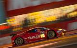 Team Taisan Ferrari at the Ford-chicane by night - picture by Jan Hettler