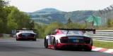 Both Audi Race Experience cars on the Nordschleife - picture by Harald Gallinnis