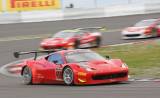 GT-Corse ferrari heading through GTR-field - Photo: Rene Jüptner