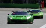 Rinaldi Racing Ferrari #488 in Monza; Pierre Ehret and Stef Vancampenhoudt. Picture by Ingo Schmitz